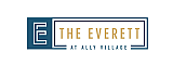 Elegant logo for The Everett at Ally Village featuring a modern design with bold typography.
