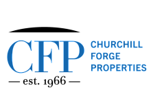 Logo of a reputed property management company established in 1966, featuring bold CFP initials with elegant design.