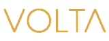 Elegant gold logo displaying the word 'Volta' in a modern, minimalist font.