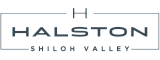 Elegant Halston Shiloh Valley logo with modern typography and sleek design.