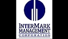 InterMark Management Corporation logo with a sleek, modern design featuring bold blue typography and geometric shapes.