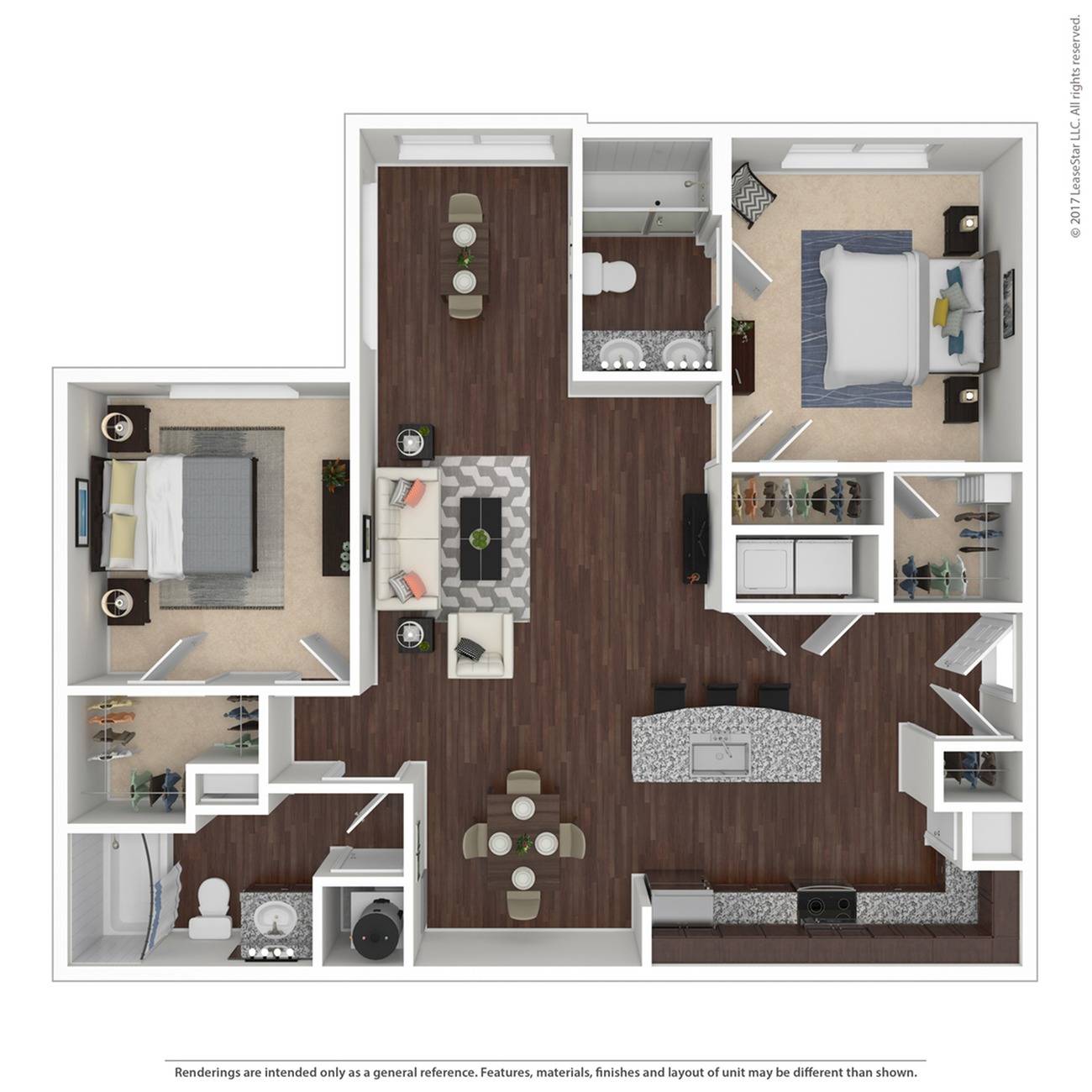 Floor plan layout diagram for B2