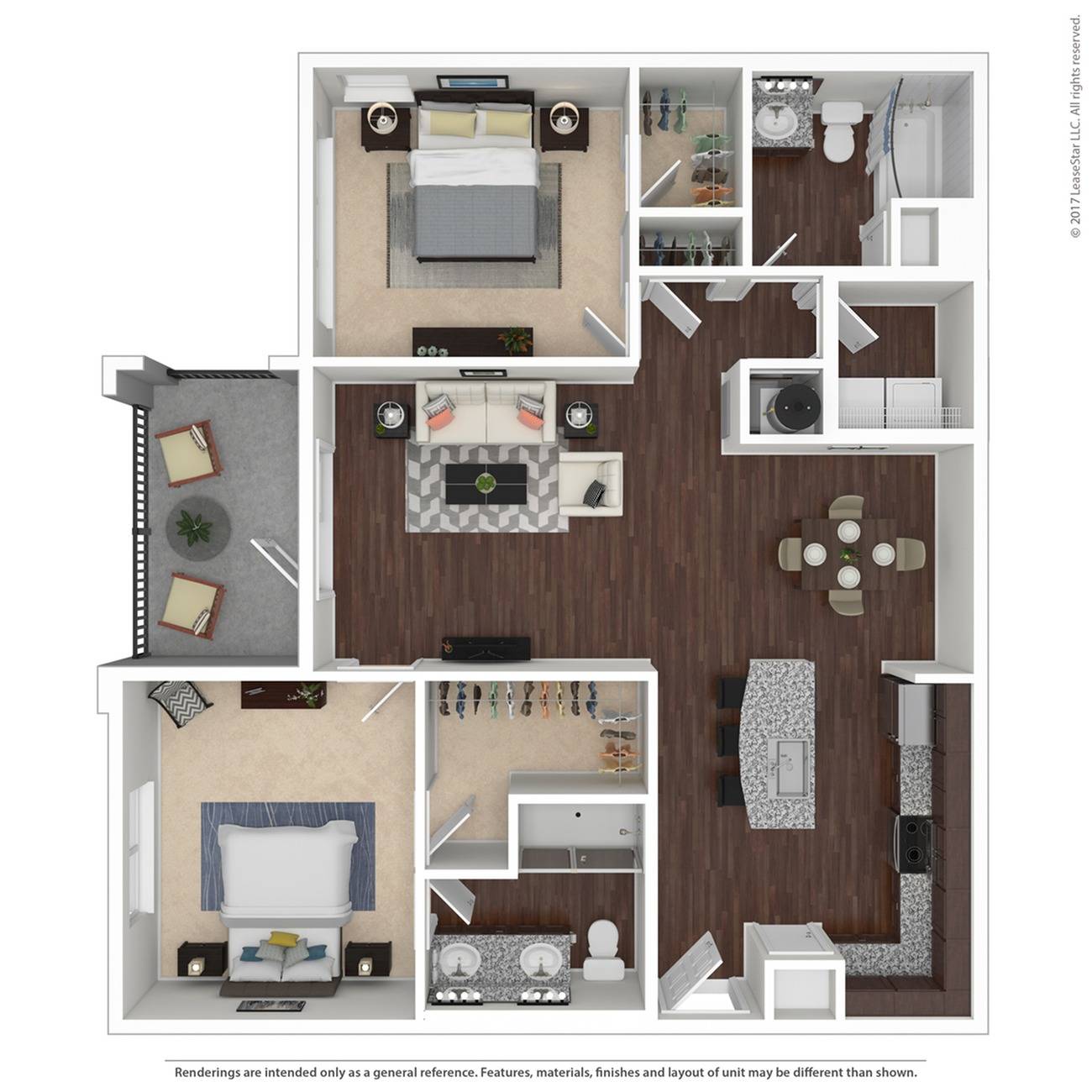 Floor plan layout diagram for B3G
