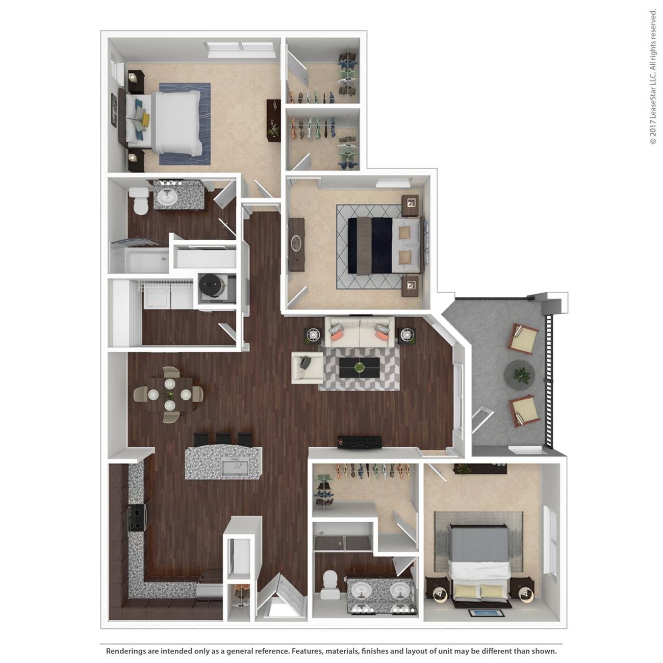 Floor plan layout diagram for C4