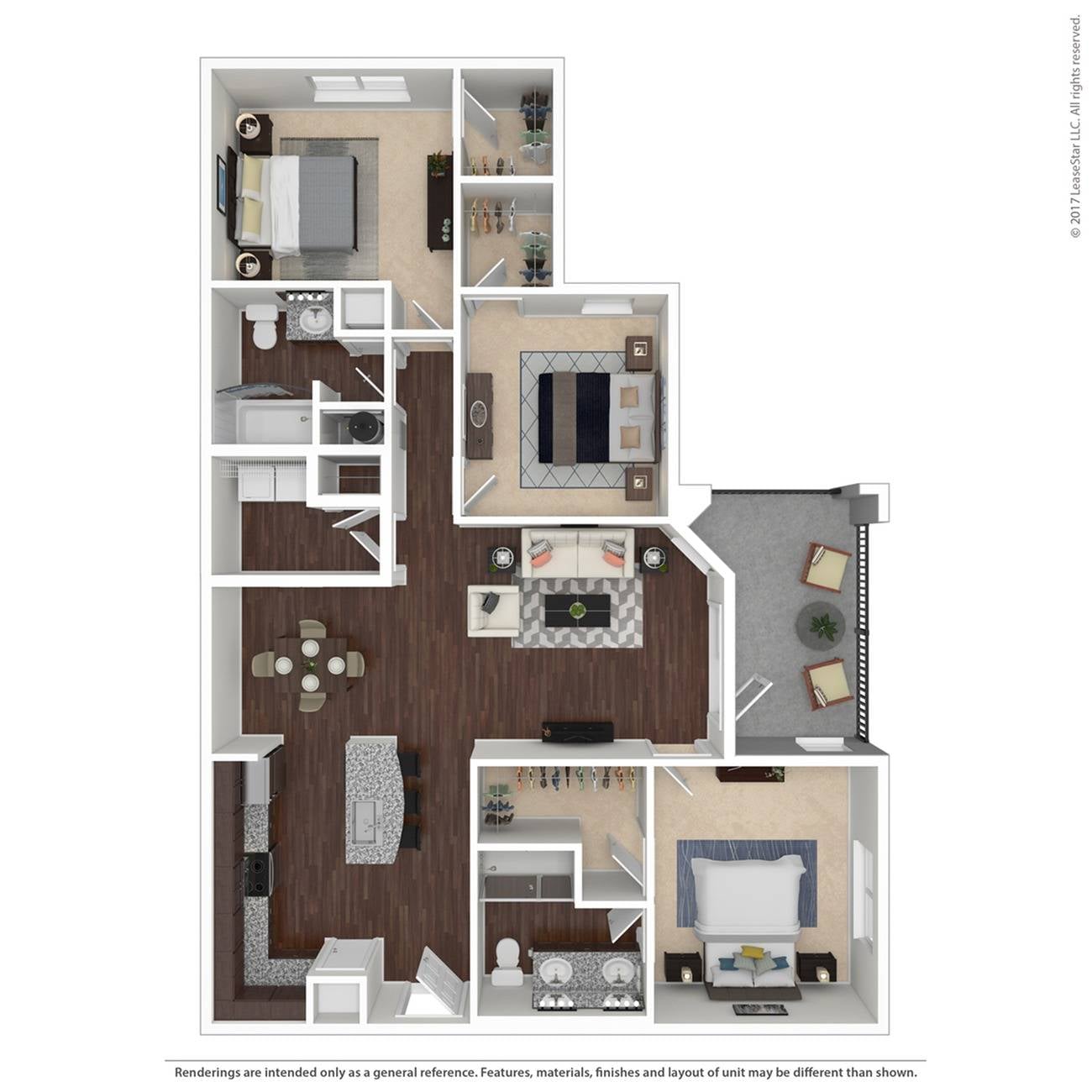 Floor plan layout diagram for C3G