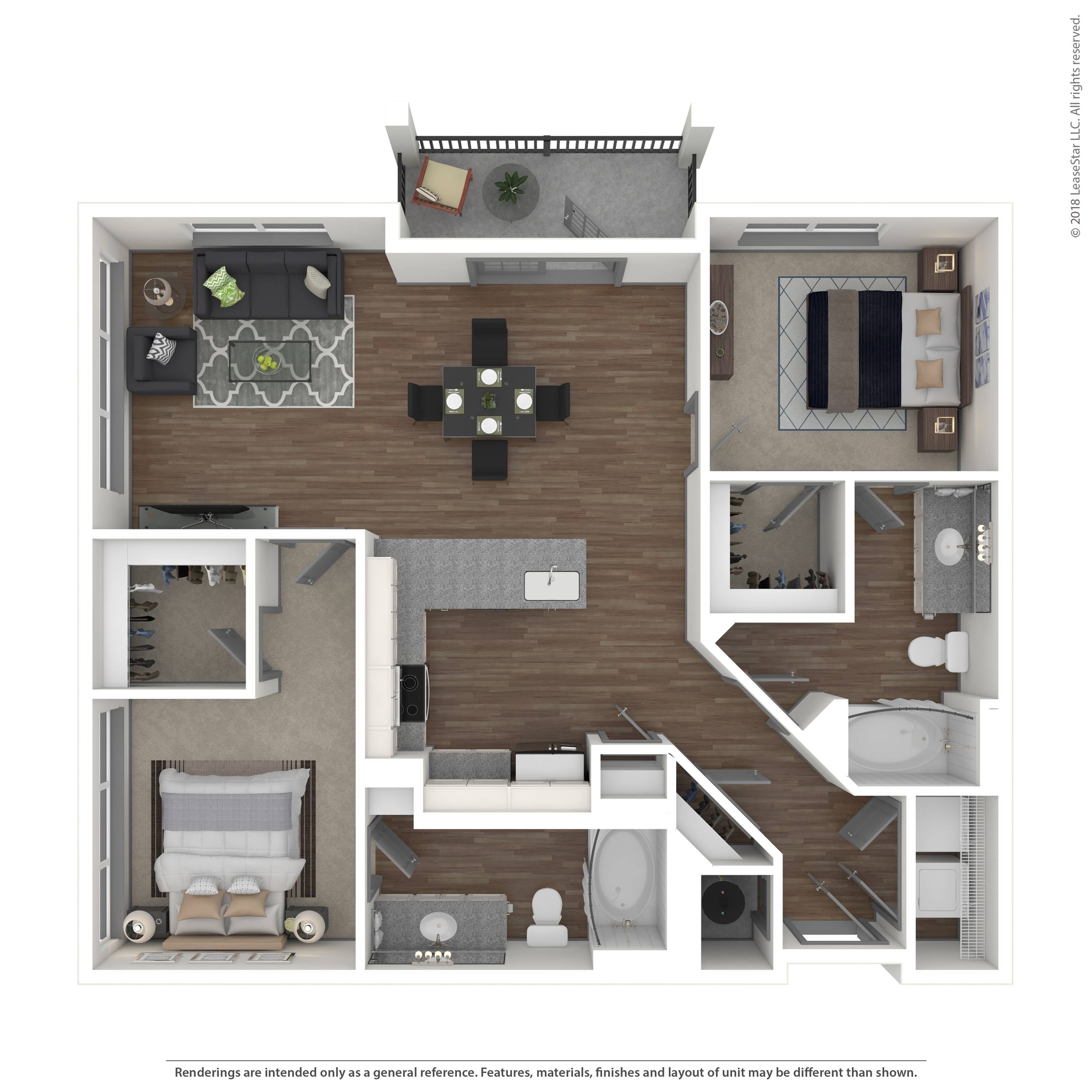 Floor plan layout diagram for B2B