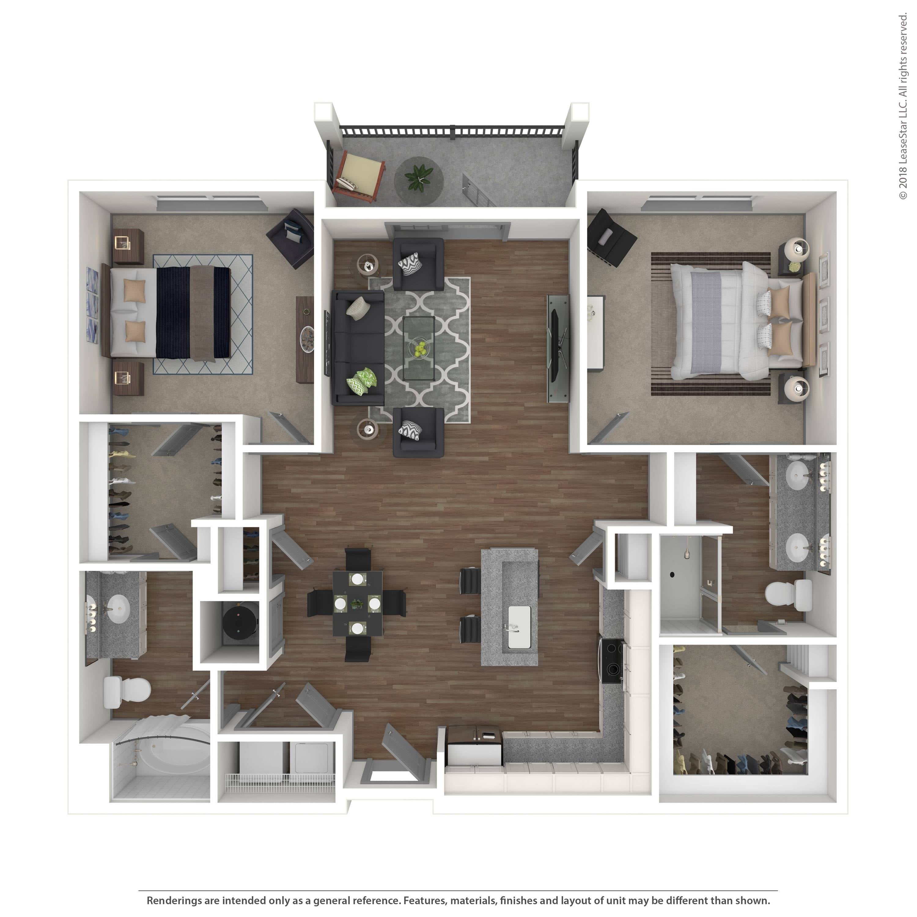 Floor plan layout diagram for B2C