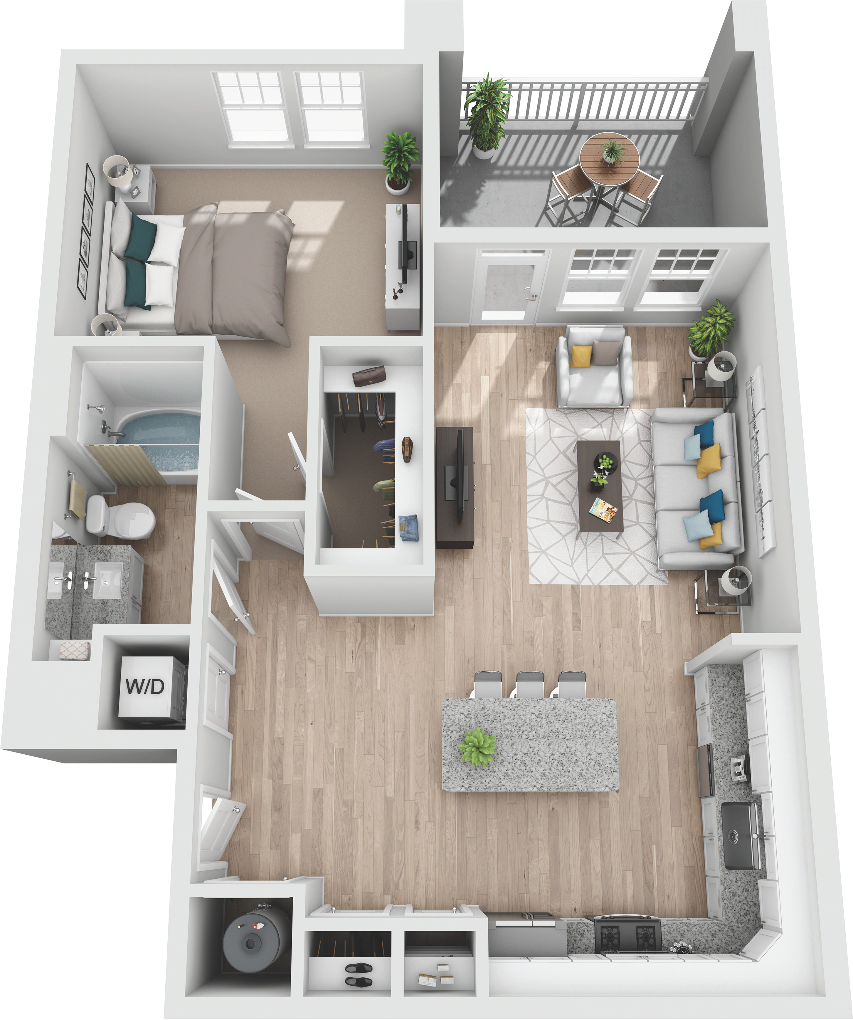 Floor plan layout diagram for A2