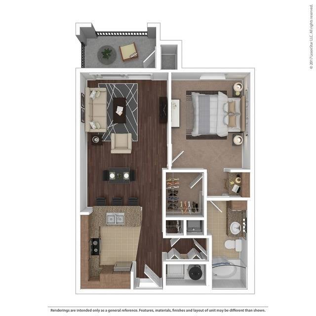 Floor plan layout diagram for A2