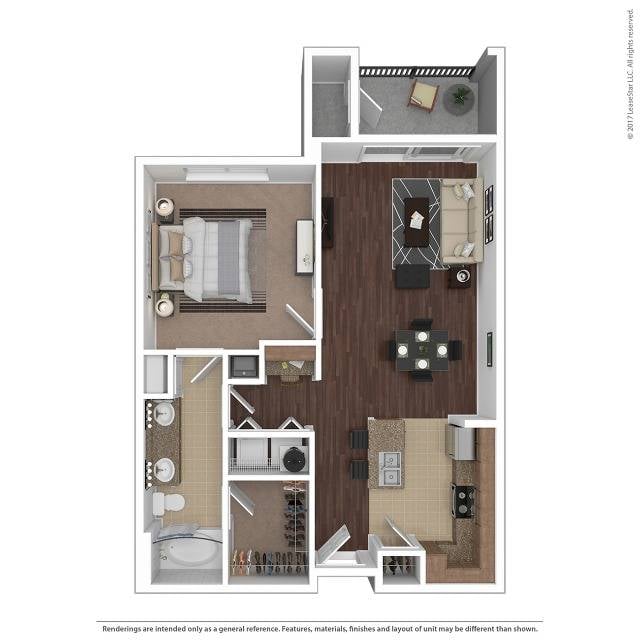 Floor plan layout diagram for A21