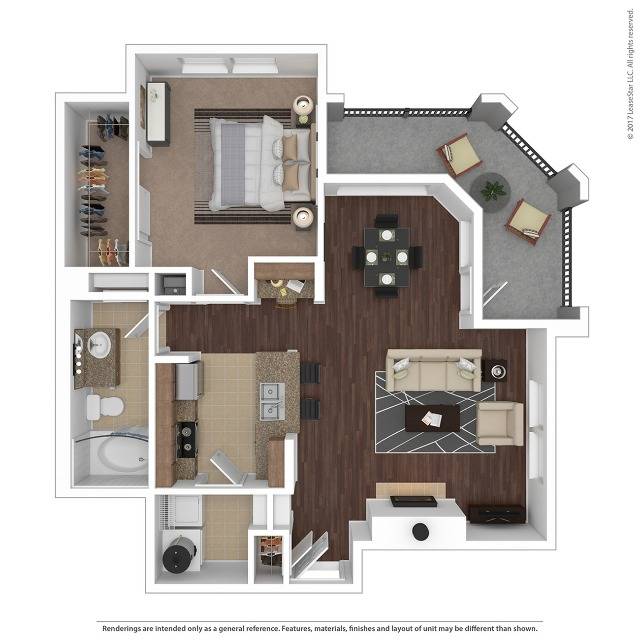Floor plan layout diagram for A3
