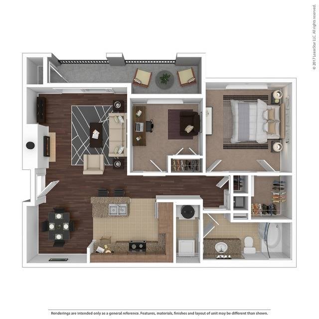 Floor plan layout diagram for A4