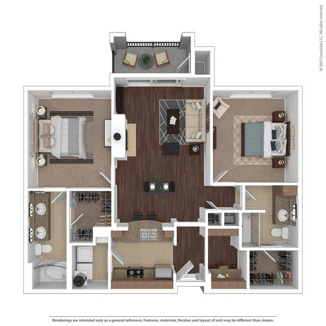 Floor plan layout diagram for B2