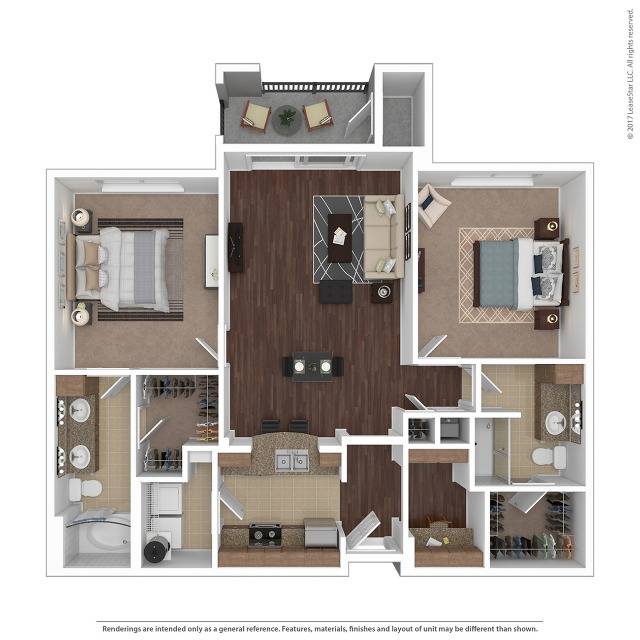 Floor plan layout diagram for B21