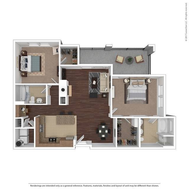 Floor plan layout diagram for B3