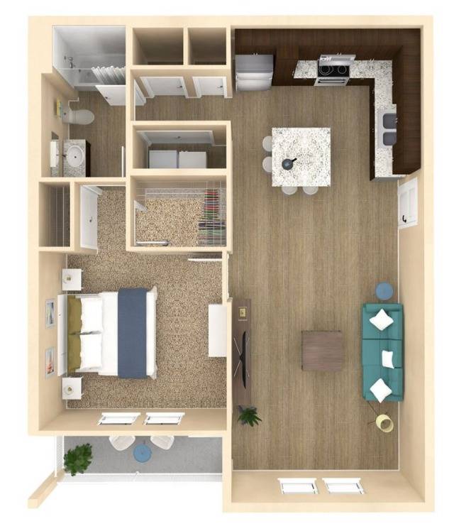 Floor plan layout diagram for Horizon