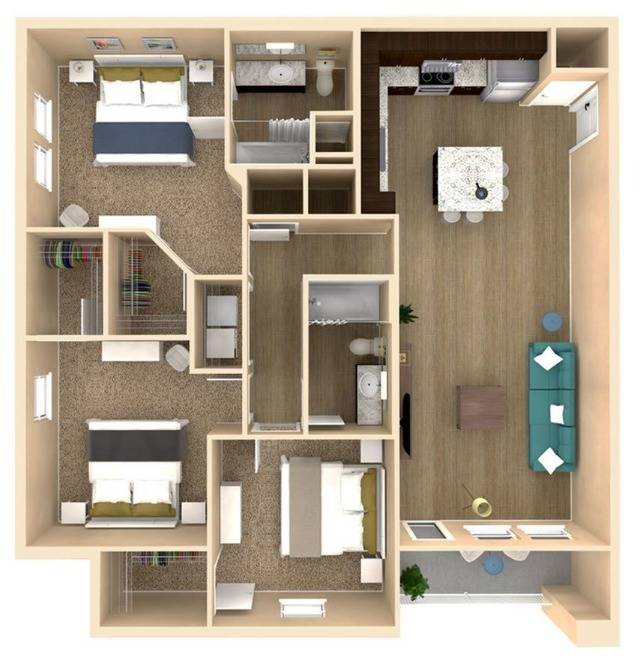 Floor plan layout diagram for Vista