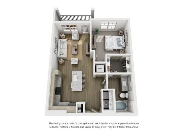 Floor plan layout diagram for A1.2