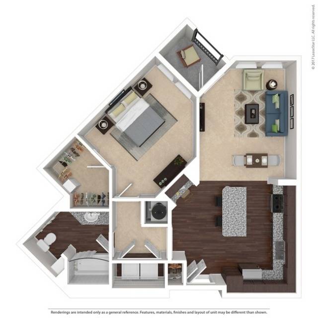 Floor plan layout diagram for A2