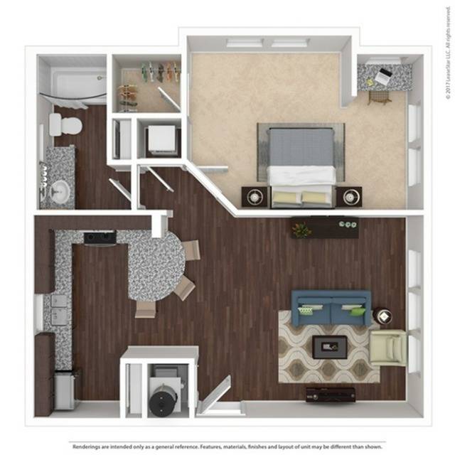 Floor plan layout diagram for A3