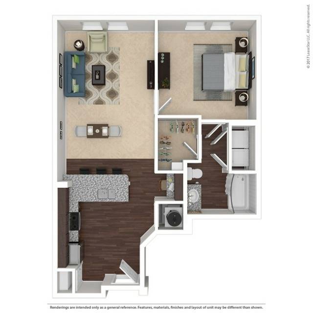 Floor plan layout diagram for A5