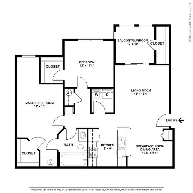 Floor plan layout diagram for B1