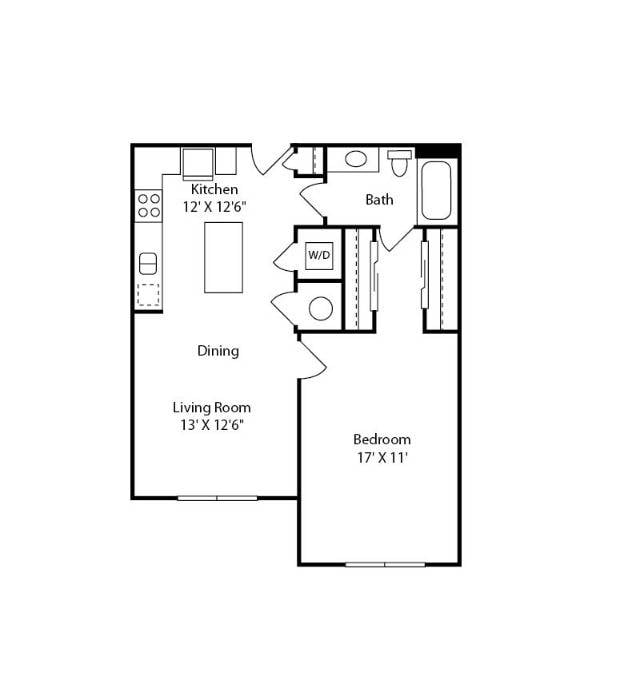 Floor plan layout diagram for A9