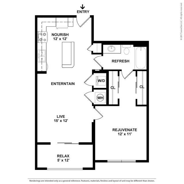 Floor plan layout diagram for A10