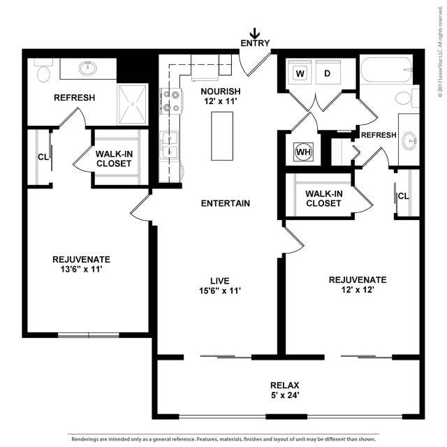 Floor plan layout diagram for B7