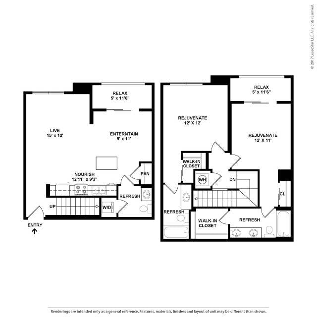 Floor plan layout diagram for B9t