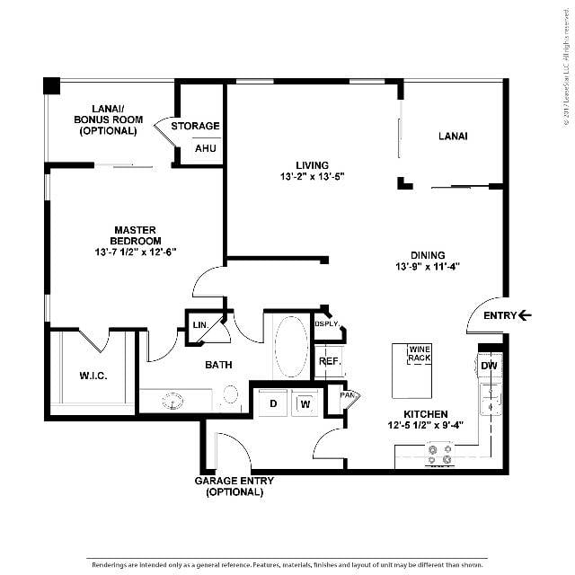 Floor plan layout diagram for a3