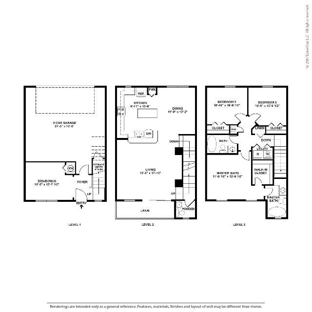 Floor plan layout diagram for c3
