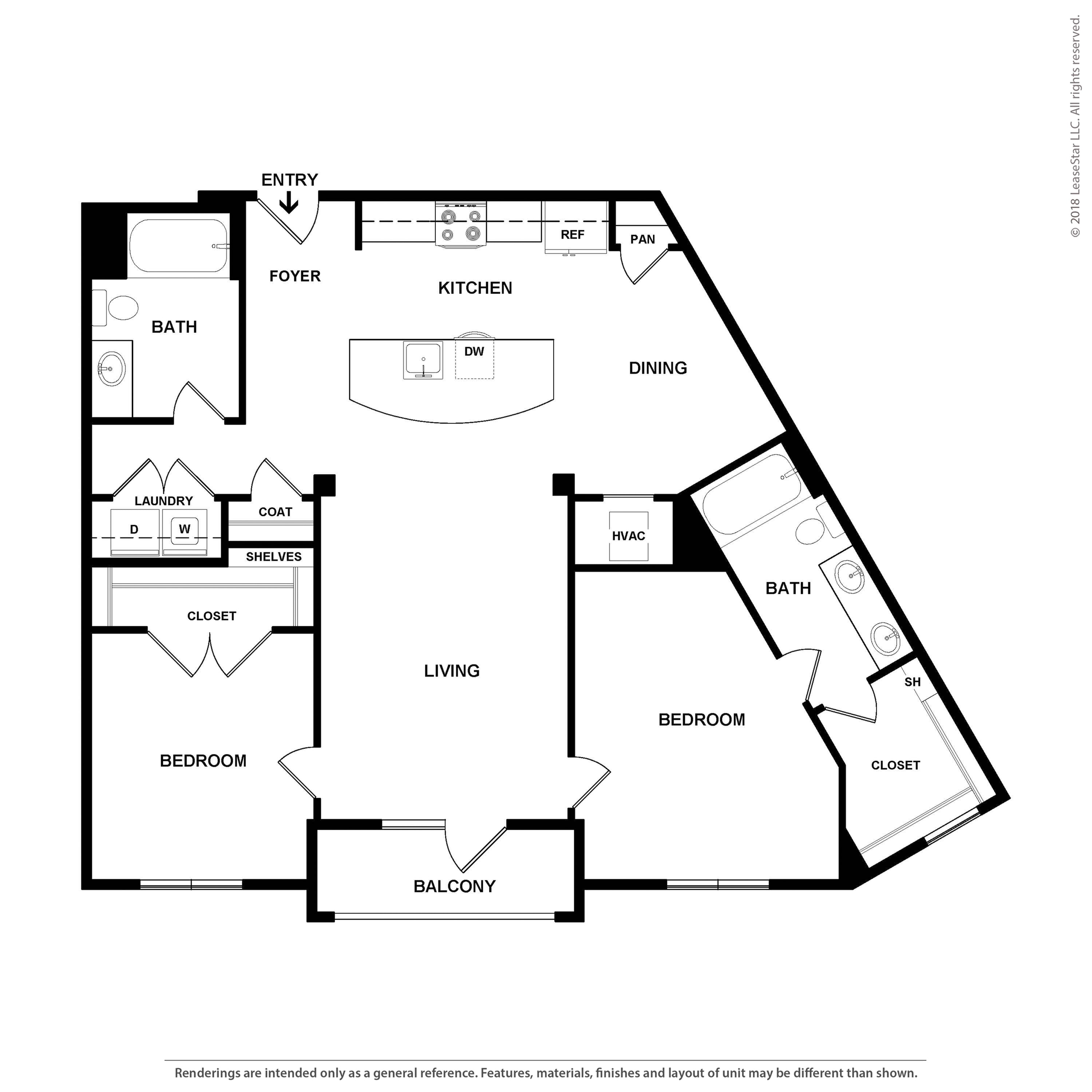 Floor plan layout diagram for C5.1