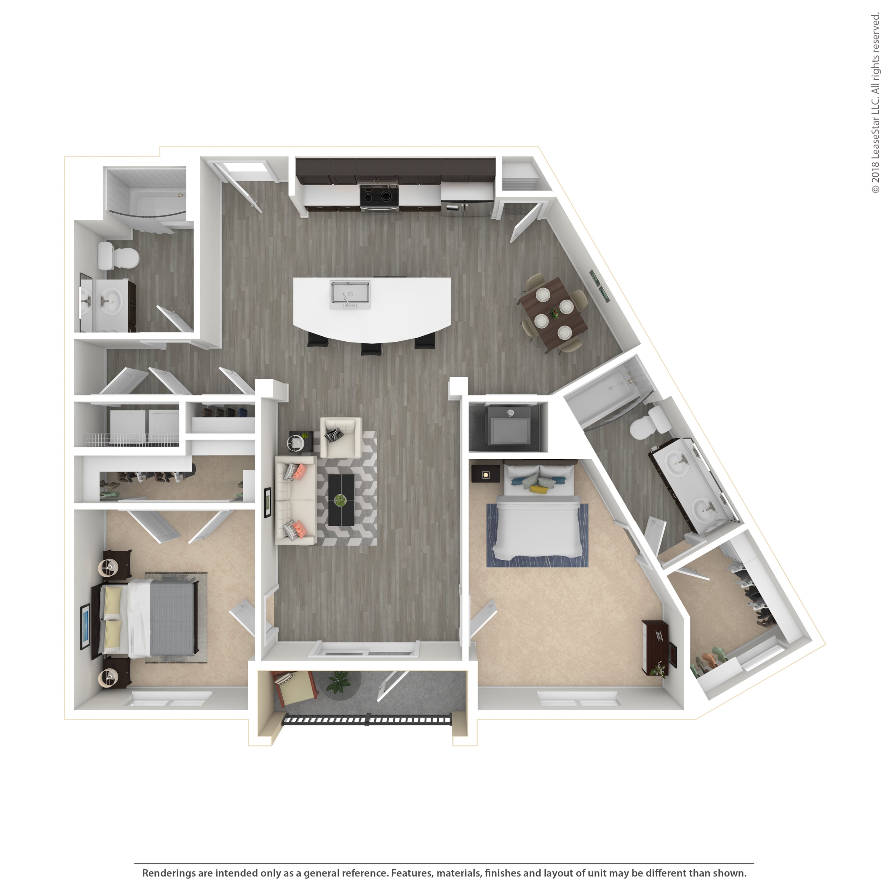 Floor plan layout diagram for C7.1