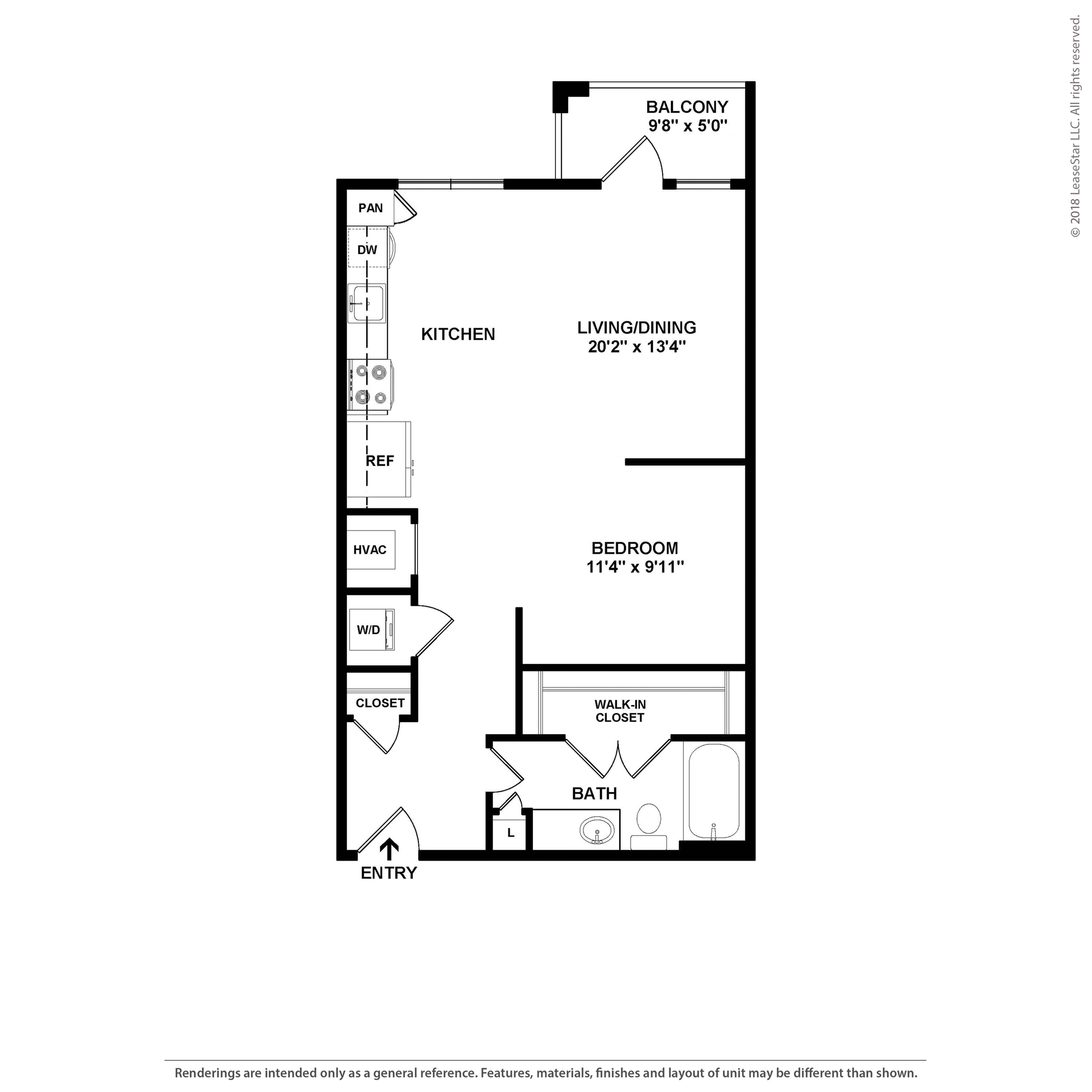 Floor plan layout diagram for S2.1