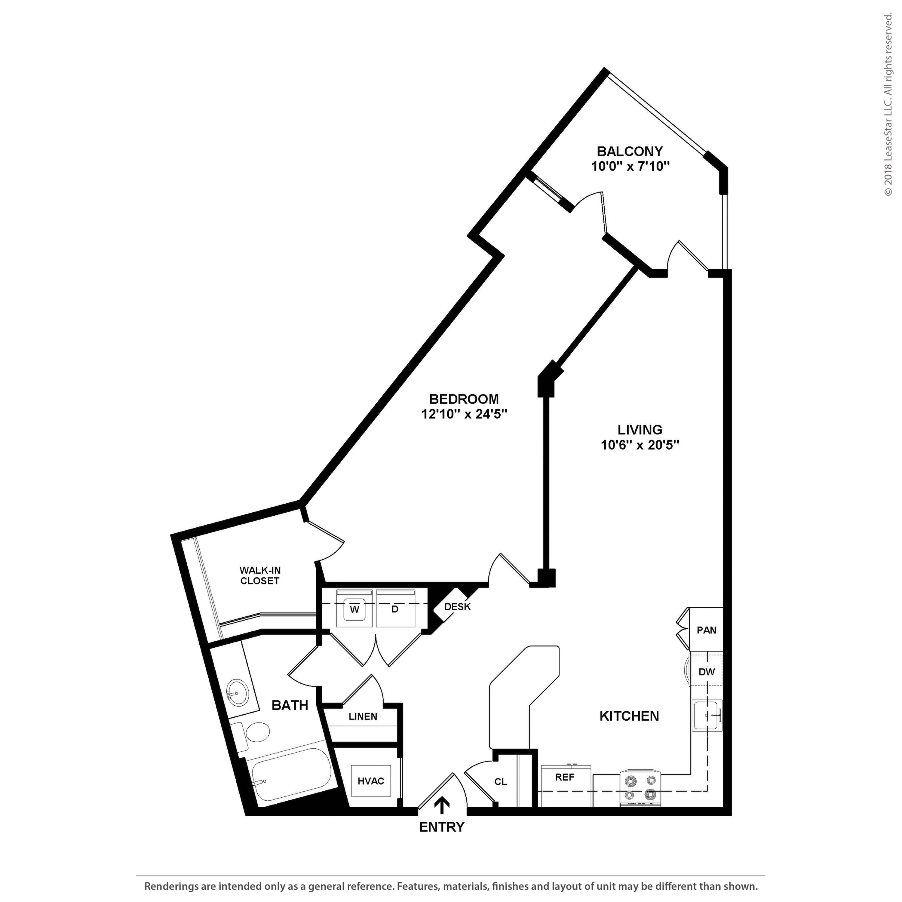 Floor plan layout diagram for A6.1