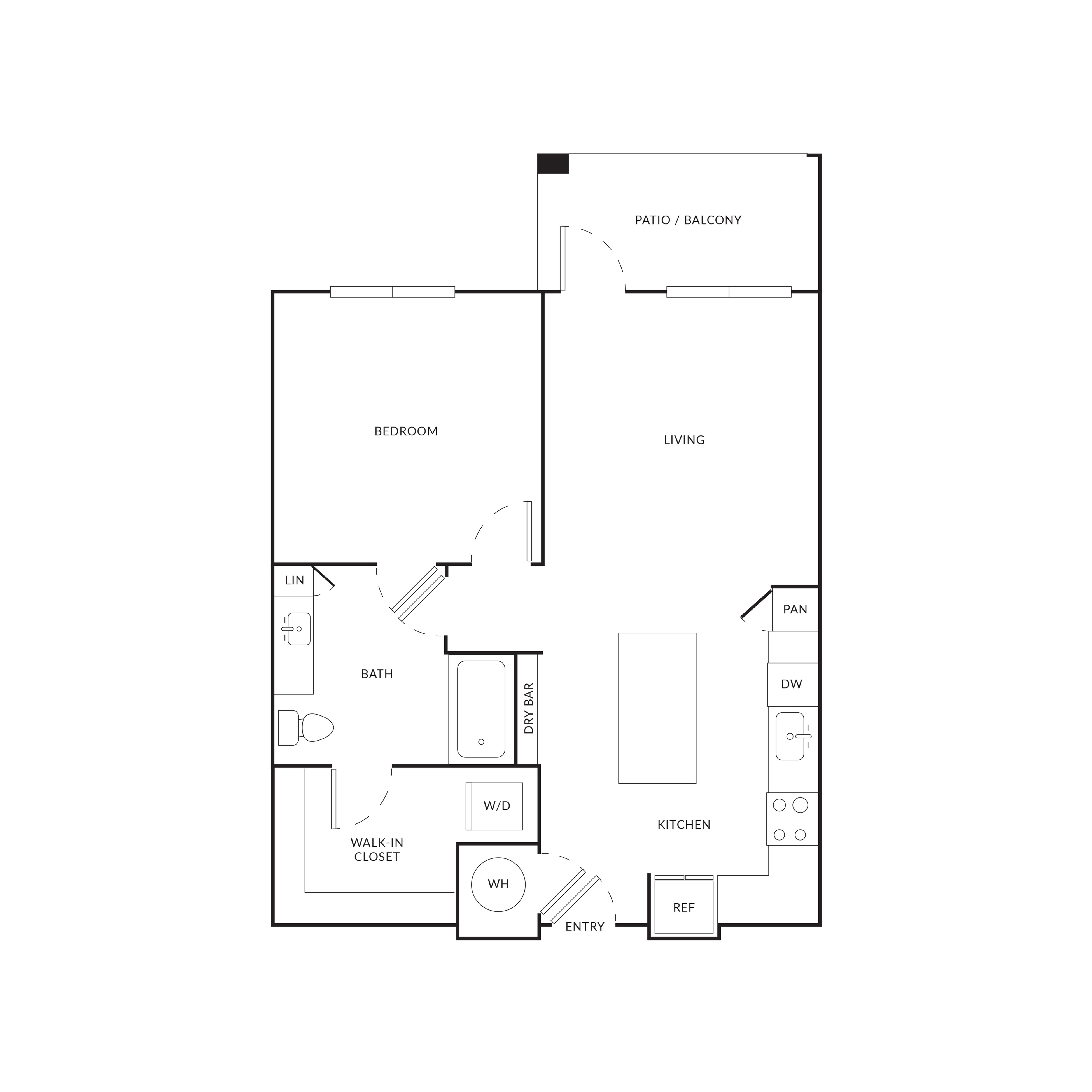 Floor plan layout diagram for A3