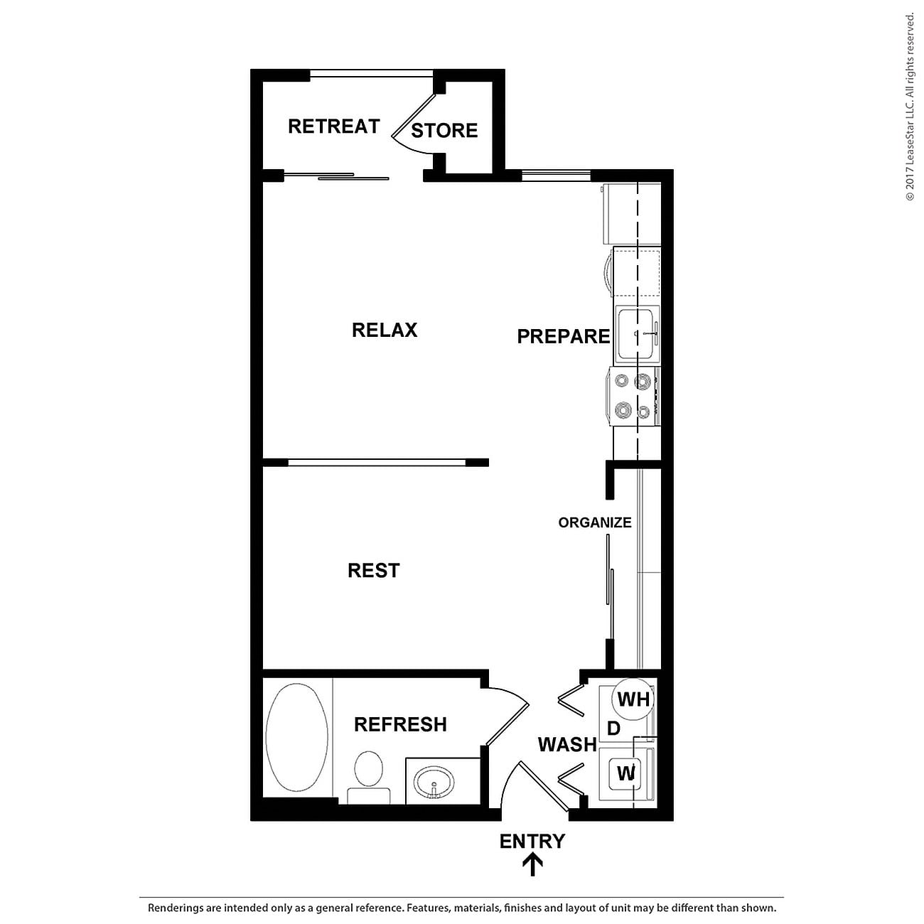 Floor plan layout diagram for AP