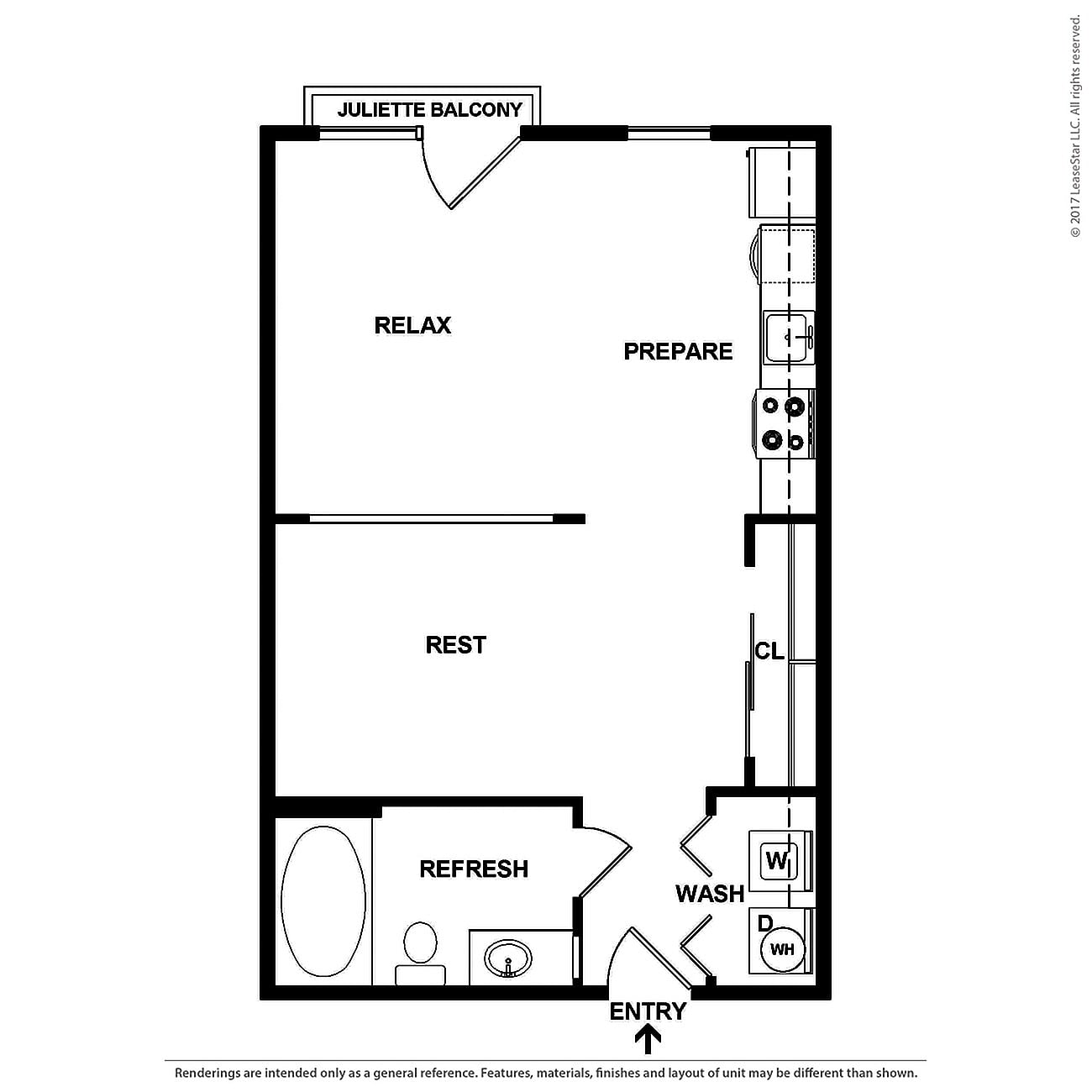 Floor plan layout diagram for SJ