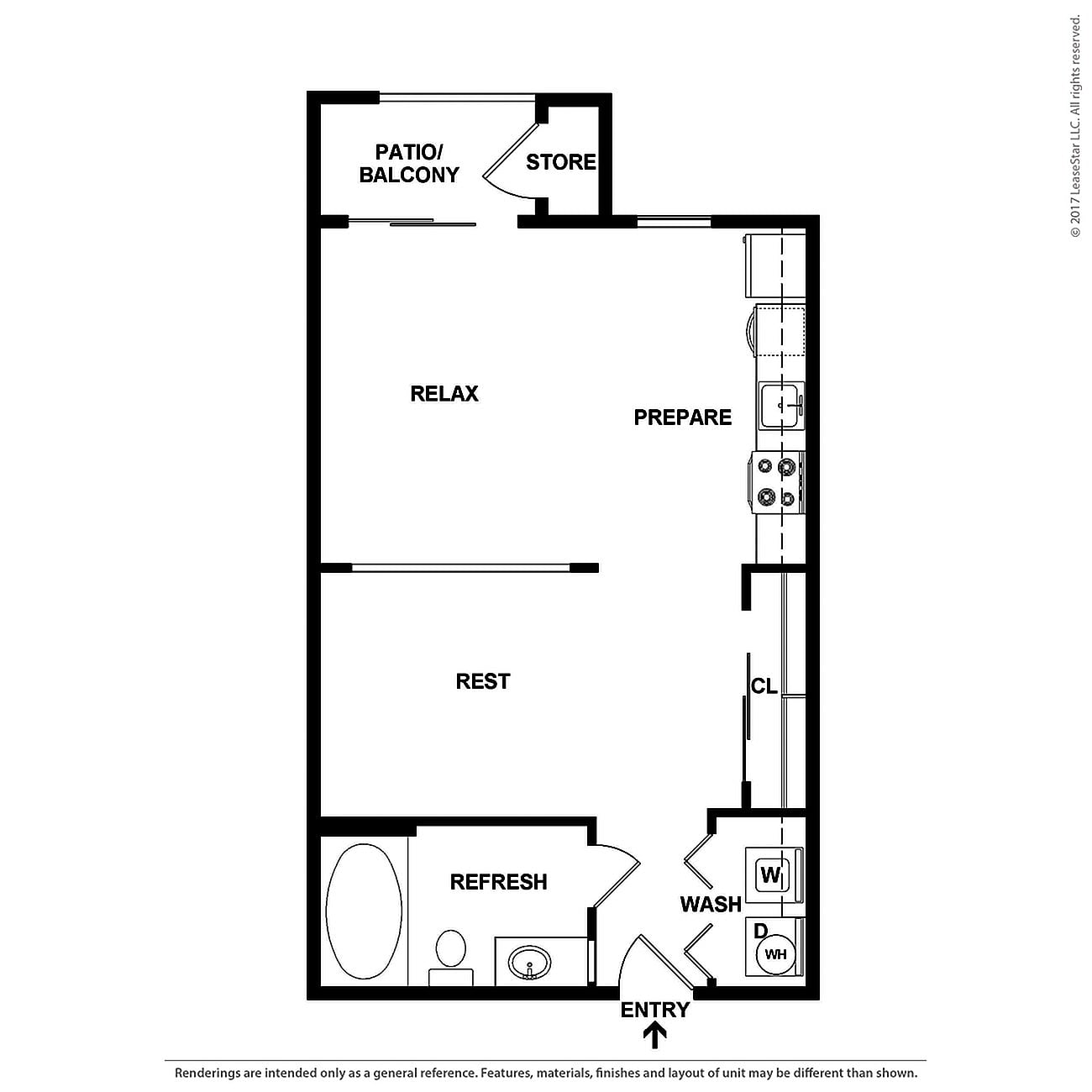 Floor plan layout diagram for SP