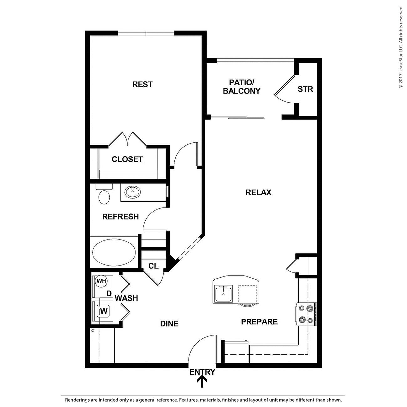 Floor plan layout diagram for A3.1