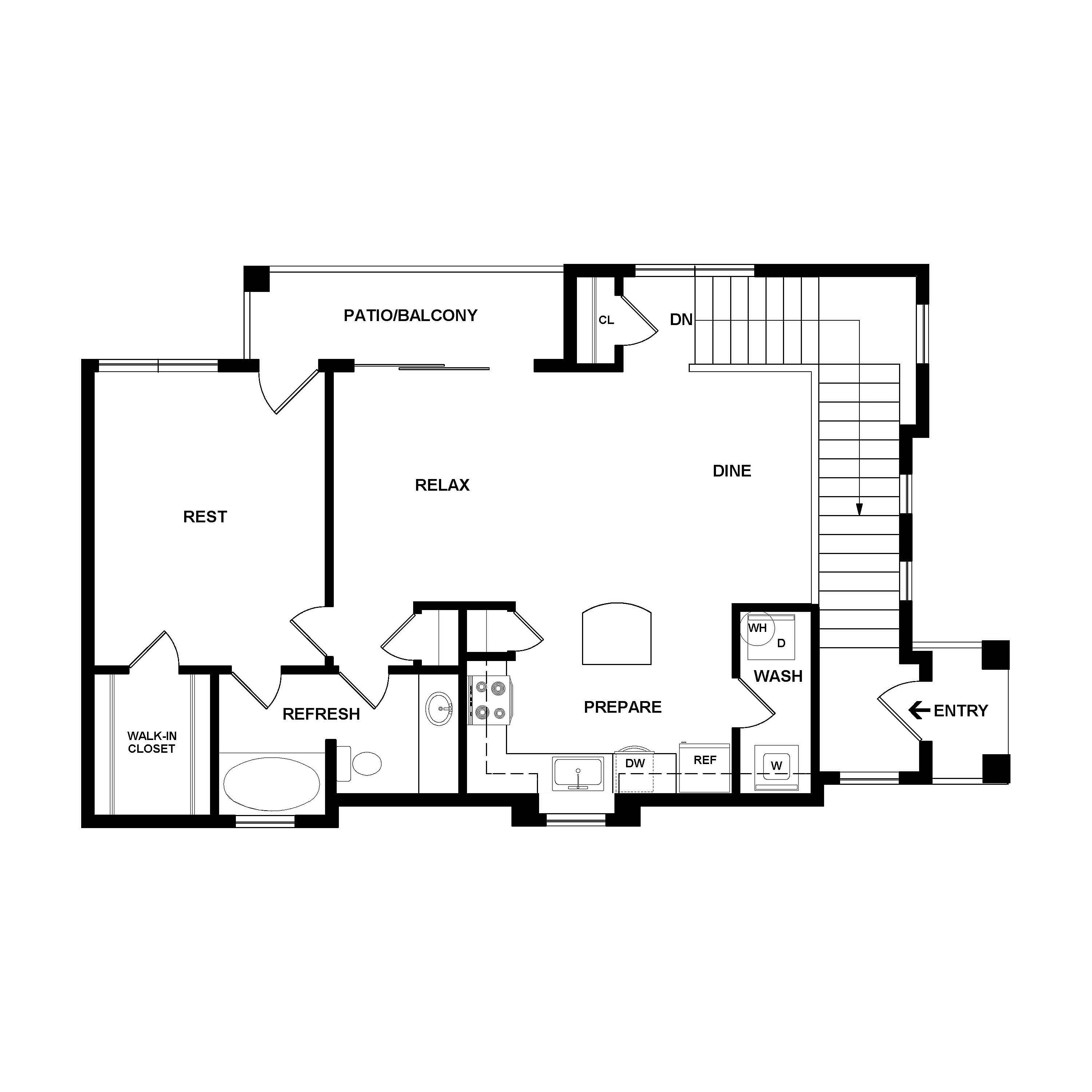 Floor plan layout diagram for A4PL