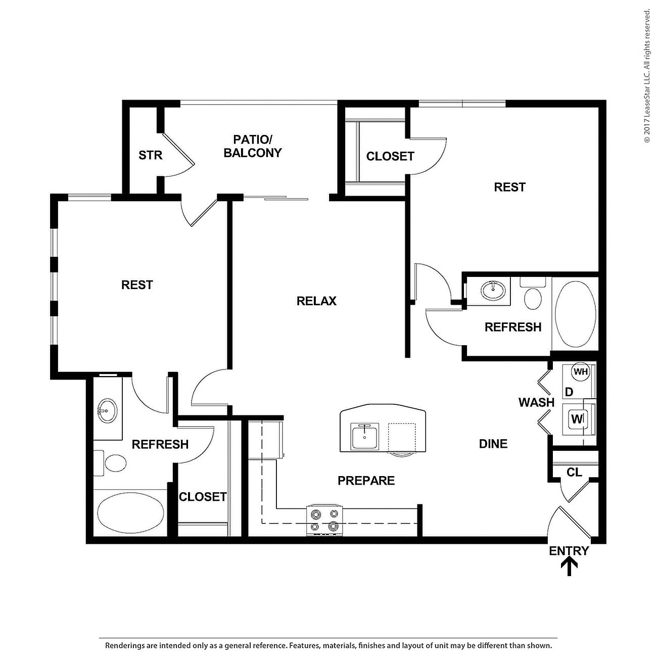Floor plan layout diagram for B1