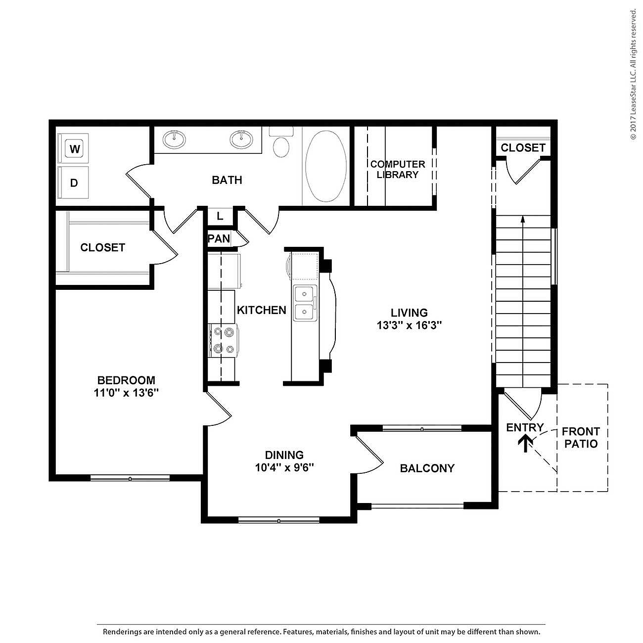 Floor plan layout diagram for A3S-U