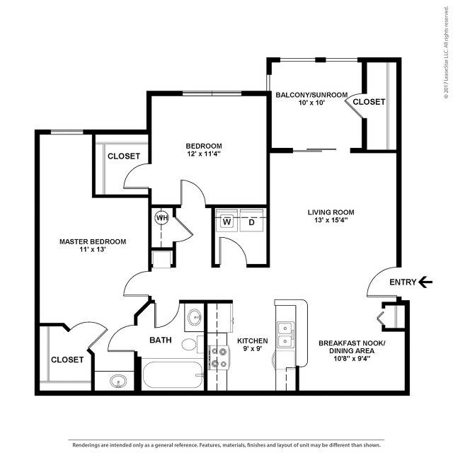 Floor plan layout diagram for B1-U