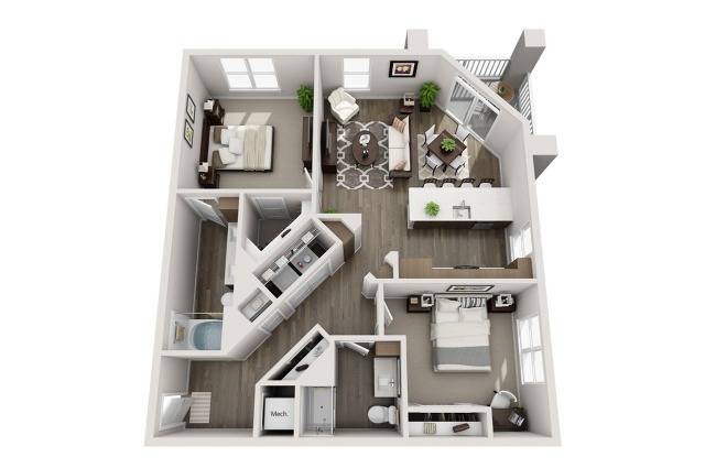 Floor plan layout diagram for B5