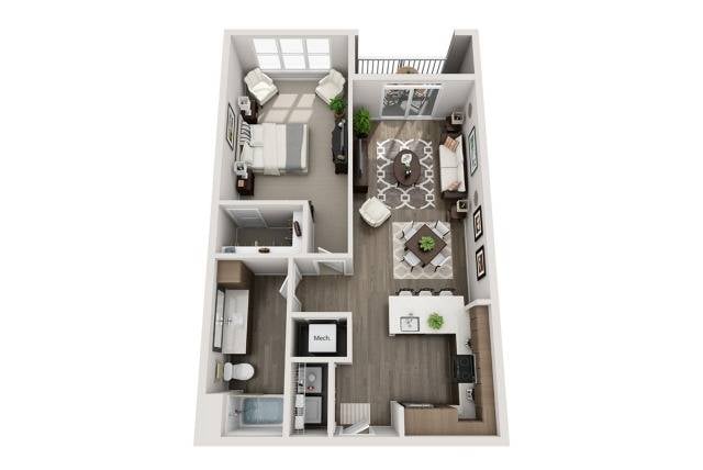 Floor plan layout diagram for A5
