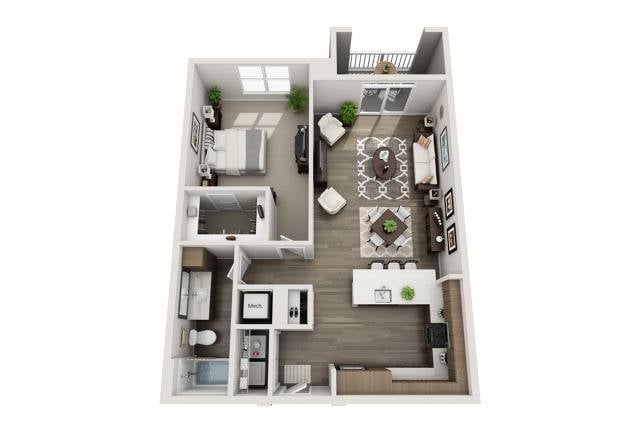 Floor plan layout diagram for A3