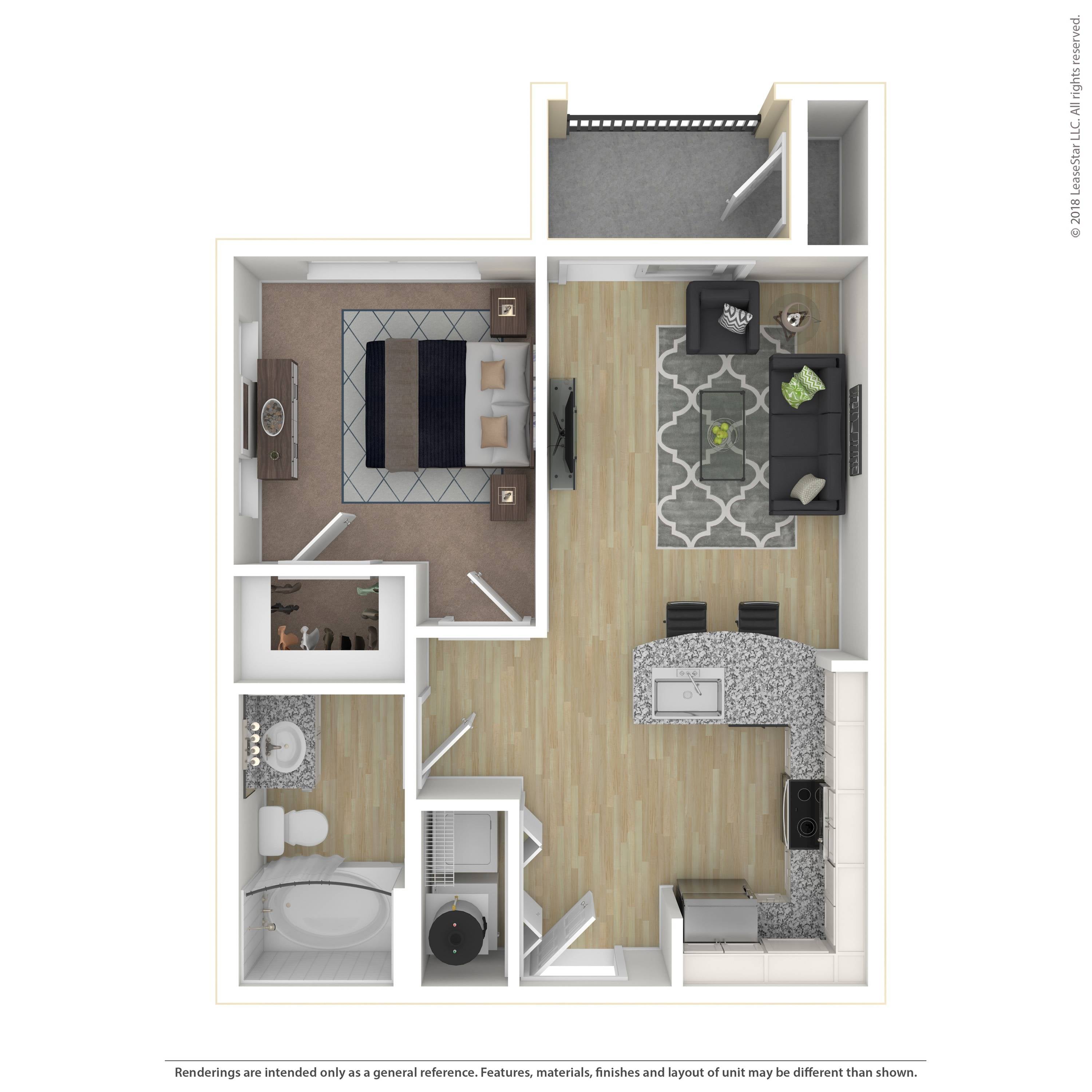 Floor plan layout diagram for A1.1