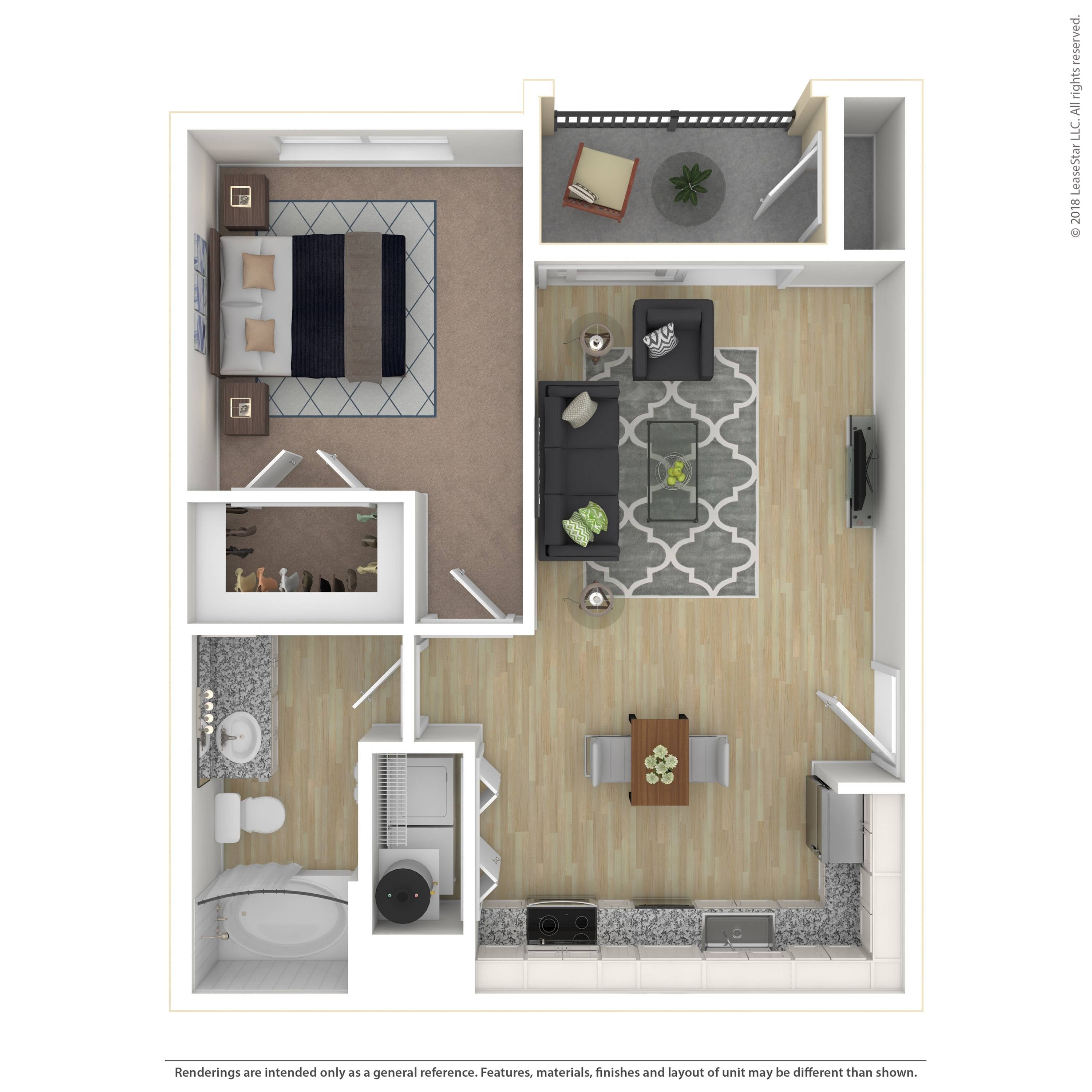 Floor plan layout diagram for A2.1